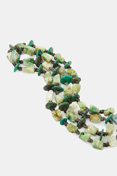 BROWN STONE NECKLACE 4