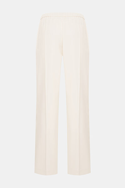 WHITE WIDE LEG TROUSERS 5