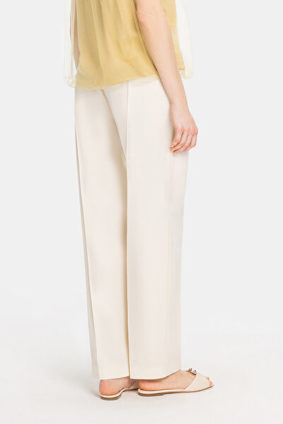 WHITE WIDE LEG TROUSERS 3