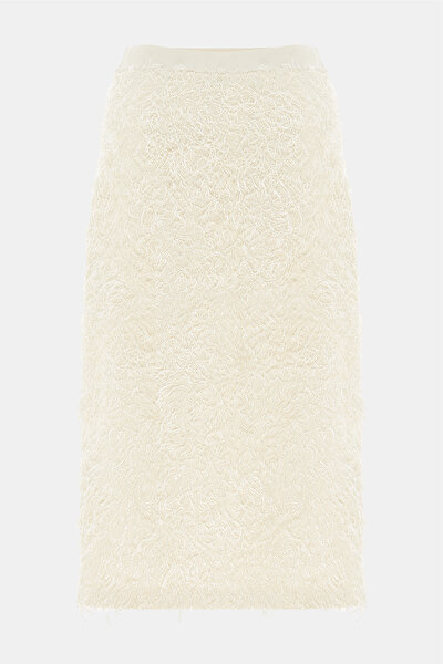 ECRU MIDI SKIRT 5
