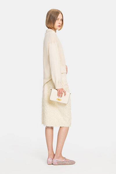 ECRU MIDI SKIRT 4
