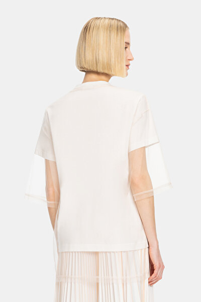 POWDER BASIC / ROUND NECKLINE SHORT SLEEVE TSHIRT 3