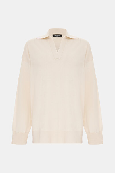 ECRU POLO NECK KNITWEAR 5