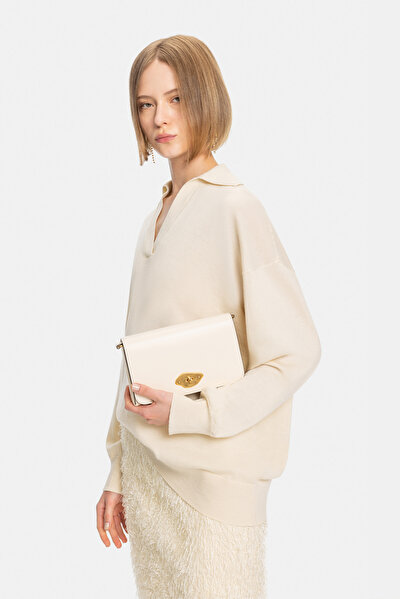 ECRU POLO NECK KNITWEAR 4
