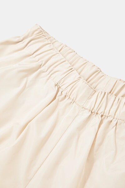 ECRU WIDE LEG TROUSERS 8