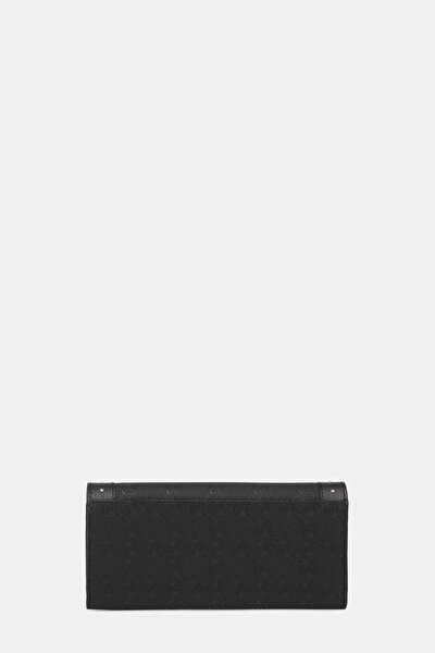 BLACK MONOGRAM WALLET 3