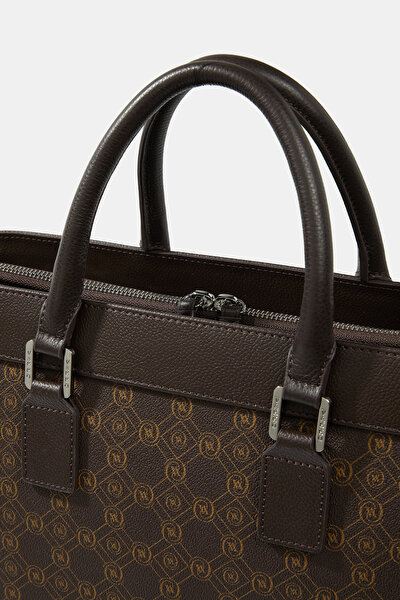 BEIGE MONOGRAM BAG 5