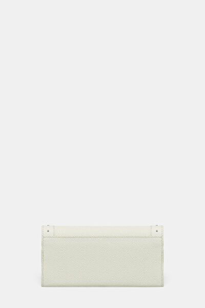 CREAM MONOGRAM WALLET 3