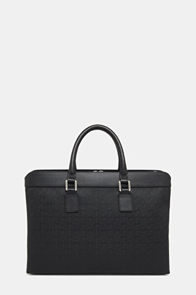 BLACK MONOGRAM BAG 4