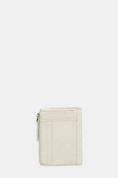 CREAM MONOGRAM WALLET 3