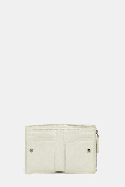 CREAM MONOGRAM WALLET 4