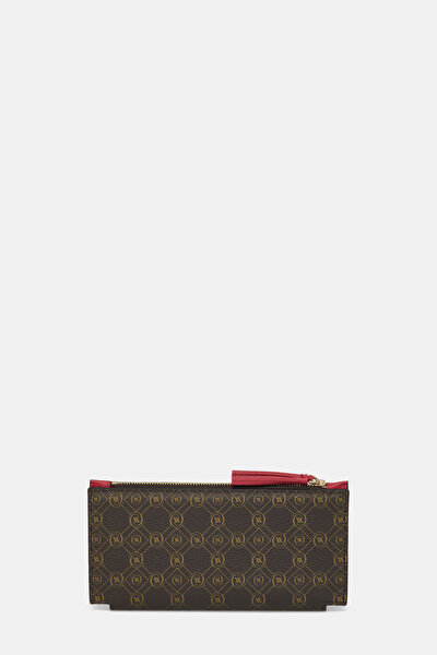 RED MONOGRAM LEATHER WALLET 3