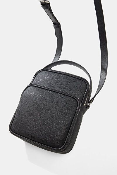 BLACK MONOGRAM BAG 5