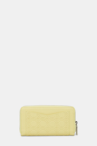 GREY MONOGRAM LEATHER WALLET 3