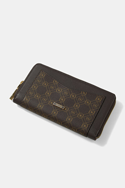 RED MONOGRAM LEATHER WALLET 5
