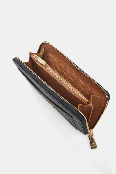 TAN MONOGRAM LEATHER WALLET 4