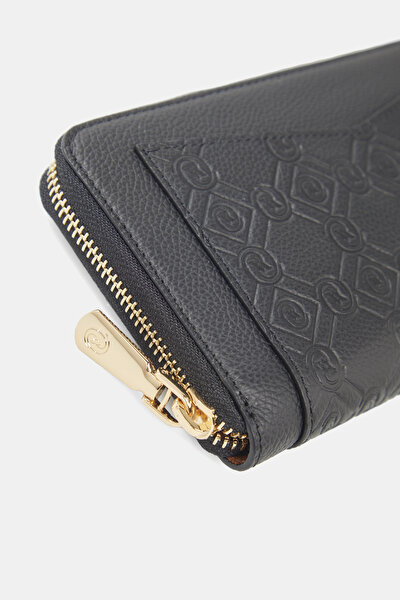 TAN MONOGRAM LEATHER WALLET 5