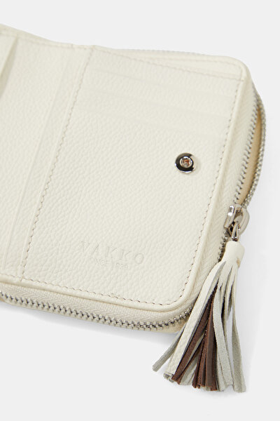 CREAM MONOGRAM WALLET 5