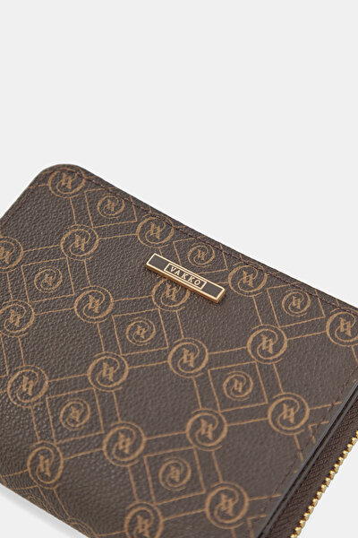 BEIGE MONOGRAM WALLET 5