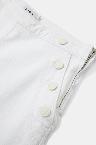 WHITE WIDE LEG TROUSERS 3