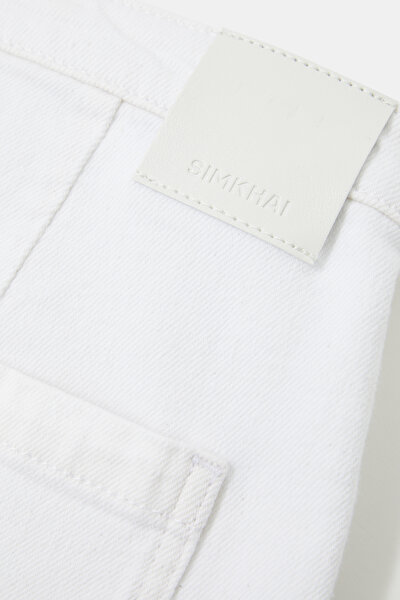 WHITE WIDE LEG TROUSERS 4