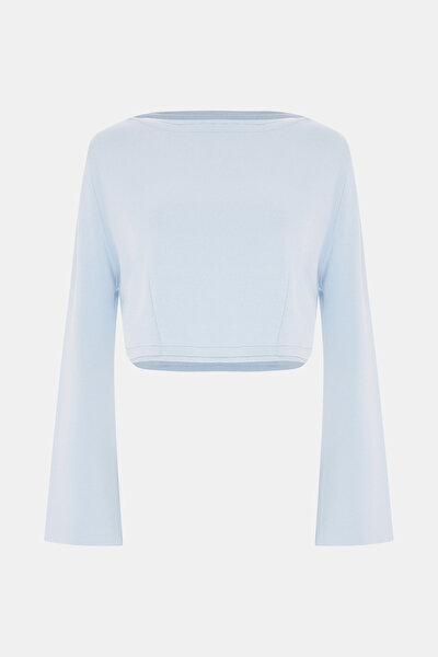 BLUE BOAT NECK 4