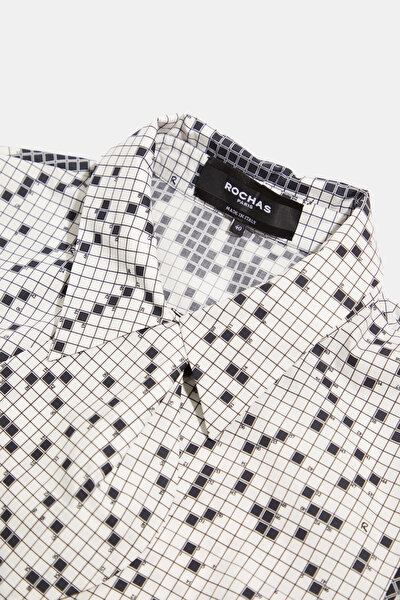 BLACK DESIGN FILLED SHIRT 3