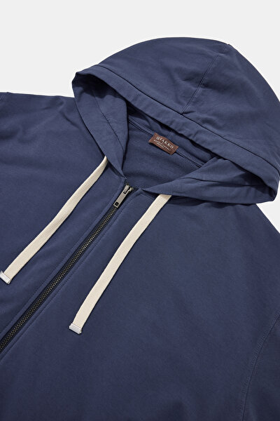 NAVY BLUE HOODIE SWEATSHIRT 3