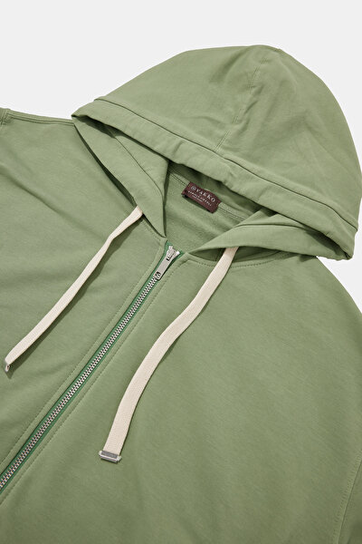YEŞİL KAPUŞONLU SWEATSHIRT 3
