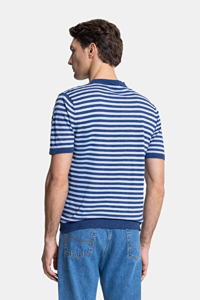MAVİ O YAKA KISA KOLLU T-SHIRT 3