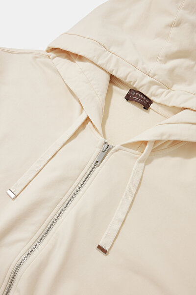 WHITE HOODIE SWEATSHIRT 3