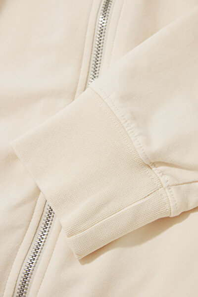 WHITE HOODIE SWEATSHIRT 4