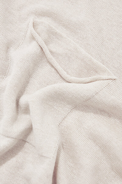 BEIGE BASIC / ROUND NECKLINE SHORT SLEEVE TSHIRT 8