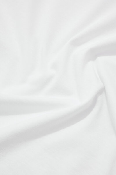 BEYAZ V YAKA KISA KOLLU T-SHIRT 4