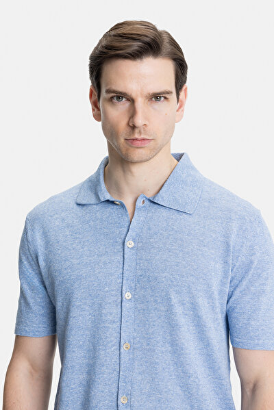 MAVİ KISA KOLLU T-SHIRT 3