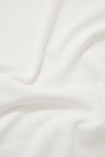 ECRU POLO NECK SHORT SLEEVE TSHIRT 4