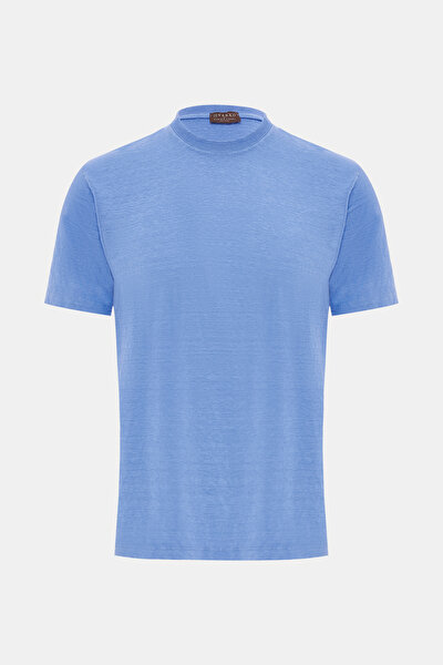 MAVİ O YAKA KISA KOLLU T-SHIRT 5