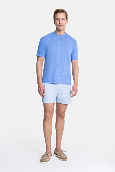 MAVİ O YAKA KISA KOLLU T-SHIRT 4