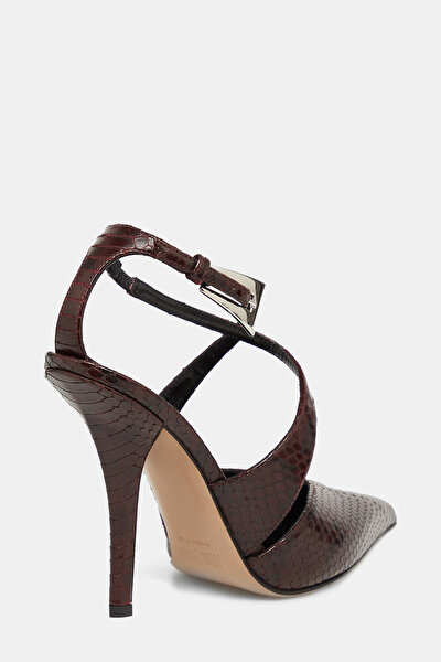 MAROON LEATHER SHOE 3