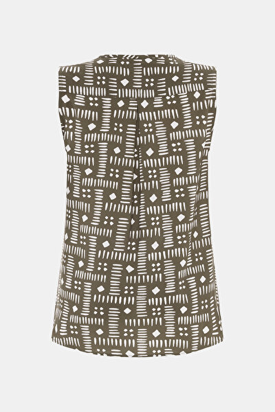 ECRU SLEEVELESS SHIRT 8
