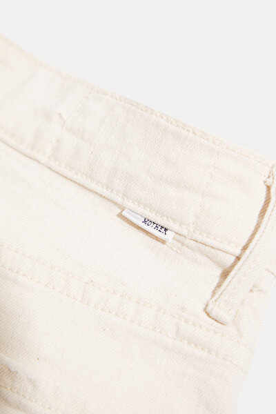 CREAM WIDE LEG TROUSERS 5