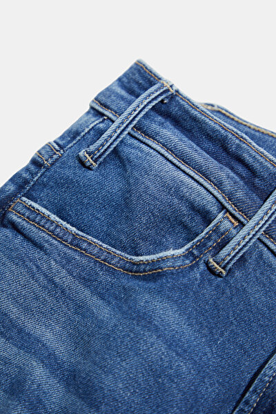 BLUE STRAIGHT CUT TROUSERS 4