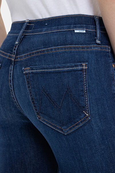 NAVY BLUE STRAIGHT CUT TROUSERS 9