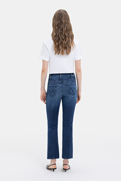 NAVY BLUE STRAIGHT CUT TROUSERS 8