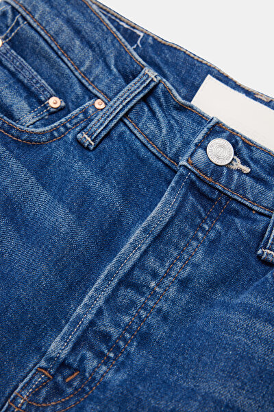 BLUE STRAIGHT CUT TROUSERS 3