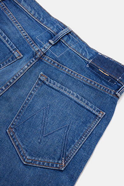BLUE STRAIGHT CUT TROUSERS 4