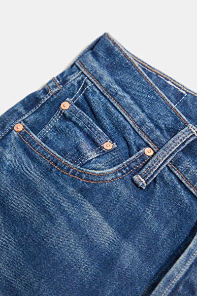 BLUE STRAIGHT CUT TROUSERS 5