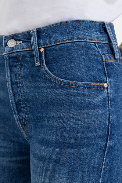 BLUE STRAIGHT CUT TROUSERS 10