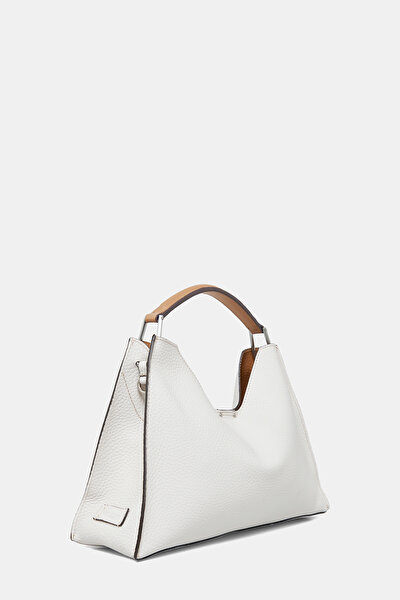 EKRU DERİ ÇANTA 3
