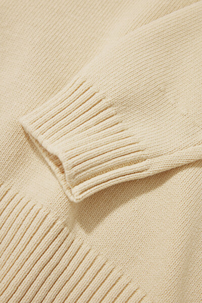 CREAM WOOL JERSEY 4